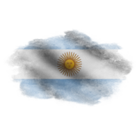 Argentina acenando bandeira escova png