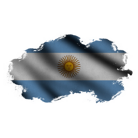 Argentinië golvend vlag borstel png