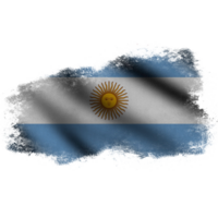 Argentine agitant drapeau brosse png