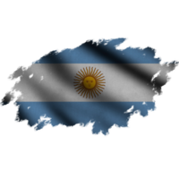 Argentine agitant drapeau brosse png