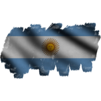 Argentinien winken Flagge Bürste png