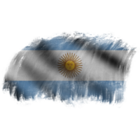 Argentina acenando bandeira escova png