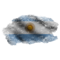 Argentine agitant drapeau brosse png