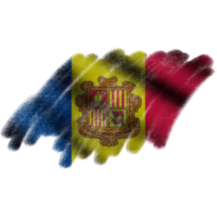 Andorra Waving Flag Brush png