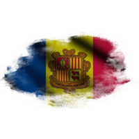 Andorra Waving Flag Brush png