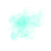 cyan de l'alcool encre forme png