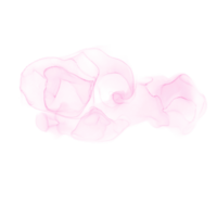 Rosa álcool tinta forma png