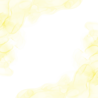 Yellow Ink Border Frame png