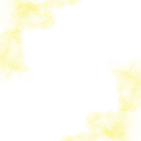 Jaune encre frontière Cadre png