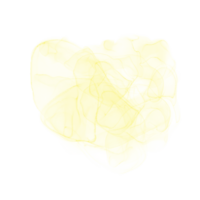 Jaune de l'alcool encre forme png