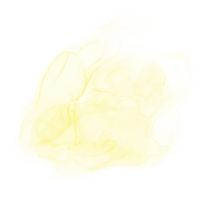 Jaune de l'alcool encre forme png