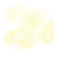 Yellow Alcohol Ink Shape png