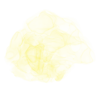 Jaune de l'alcool encre forme png