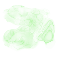 Green Alcohol Ink Shape png