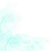 cyan encre frontière png