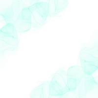 Cyan Ink Border Frame png