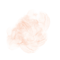 Orange Alcohol Ink Shape png