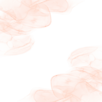 Orange encre frontière Cadre png