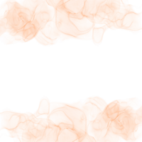 Orange Smoke Border Frame png