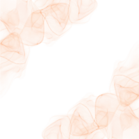 Orange Ink Border Frame png