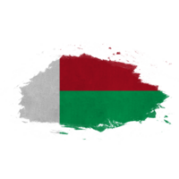 Madagáscar escova bandeira png
