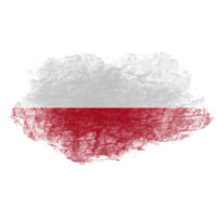 Poland Brush Flag png