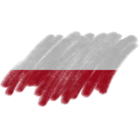 Polen Bürste Flagge png