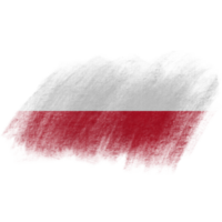 Poland Brush Flag png