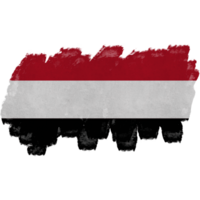 Jemen borstel vlag png
