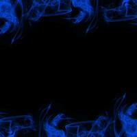 Abstract Smoke Frame On Black Background photo