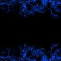 Abstract Smoke Frame On Black Background photo