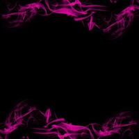 Abstract Smoke Frame On Black Background photo