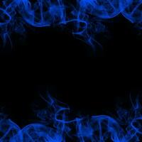 Abstract Smoke Frame On Black Background photo