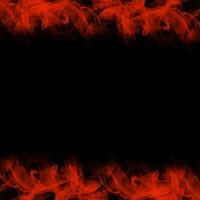 Abstract Smoke Frame On Black Background photo