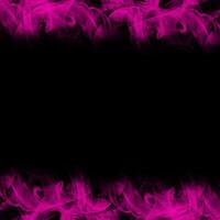 Abstract Smoke Frame On Black Background photo