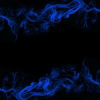 Abstract Smoke Frame On Black Background photo