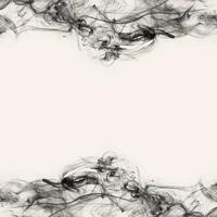 Abstract Smoke Frame On Black Background photo