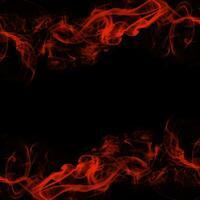Abstract Smoke Frame On Black Background photo