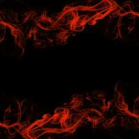 Abstract Smoke Frame On Black Background photo