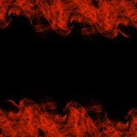 Abstract Smoke Frame On Black Background photo