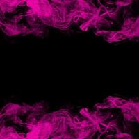 Abstract Smoke Frame On Black Background photo