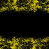 Abstract Smoke Frame On Black Background photo