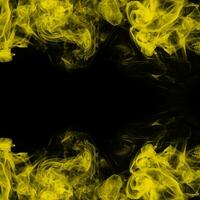 Abstract Smoke Frame On Black Background photo