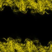 Abstract Smoke Frame On Black Background photo