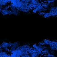 Abstract Smoke Frame On Black Background photo