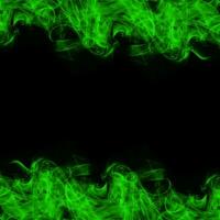 Abstract Smoke Frame On Black Background photo