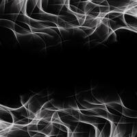 Abstract Smoke Frame On Black Background photo