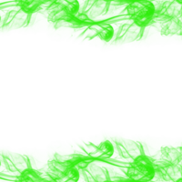 abstract groen rook kader png