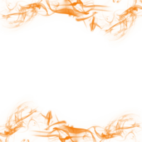 abstract oranje rook kader png