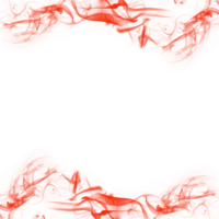 Abstract Red Smoke Frame png